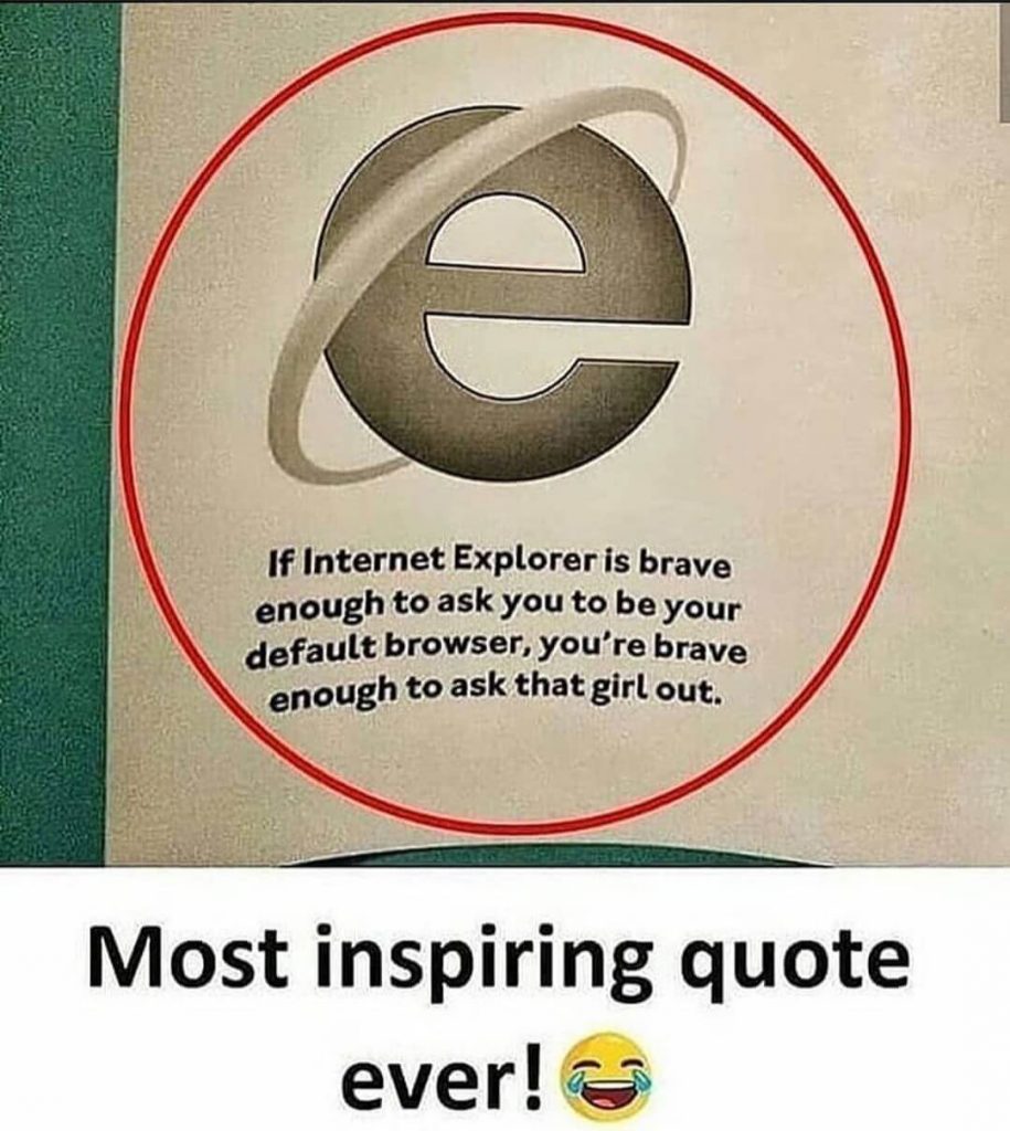 Internet Explorer Joke
