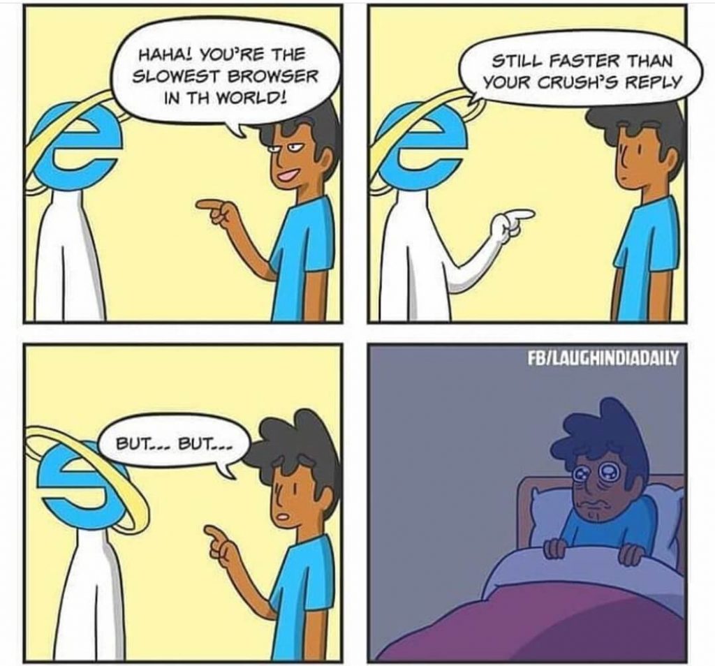 Internet Explorer Joke Meme