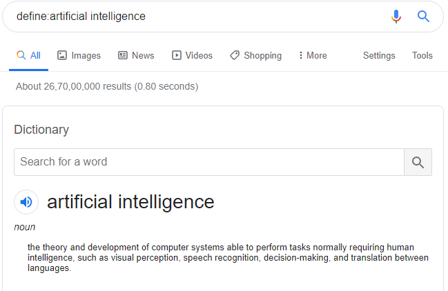 Search the Definition