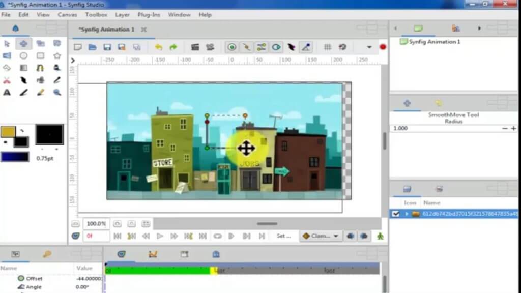 Synfig animation software