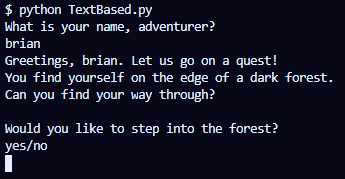 Python Projects for Beginners - Text-Based Adventure