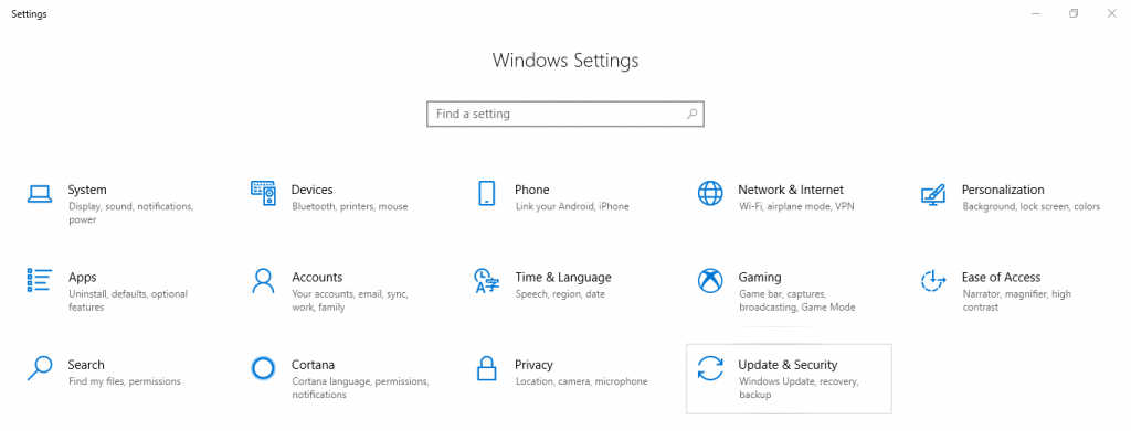 Select Update and Security - How to Upgrade Windows 10 to Windows 11 for Free