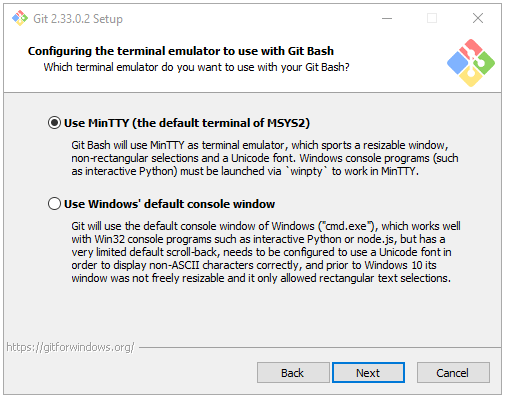 Terminal Emulator - How to Install Git on Windows 10