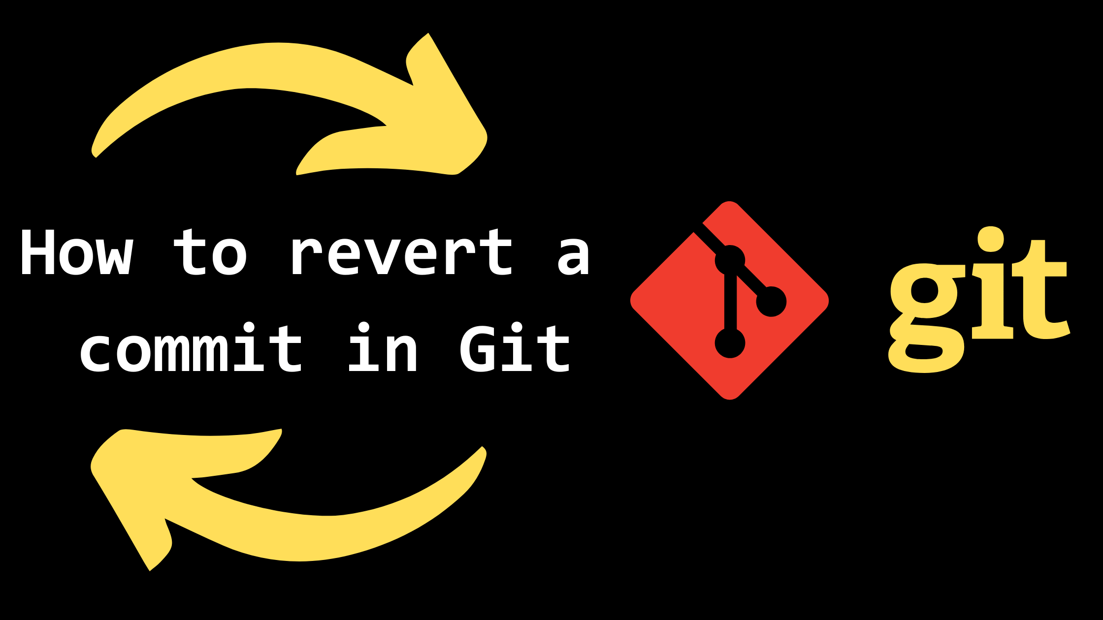 How to revert a commit in Git